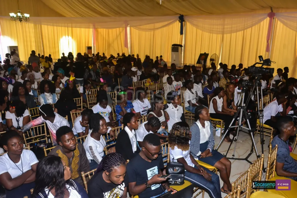 Beneficiaries seated at the SAYLET ETI-OSA 2018 programme