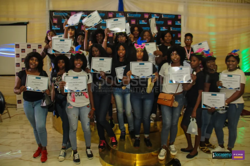 SAYLET Eti-Osa 2018 beneficiaries at their graduation