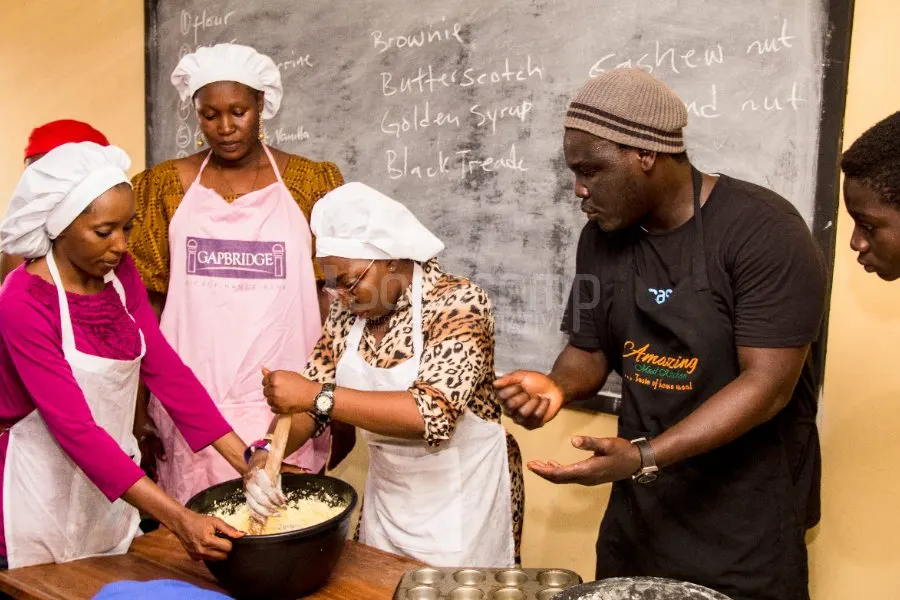 SOCASEMP trainees learning baking and catering